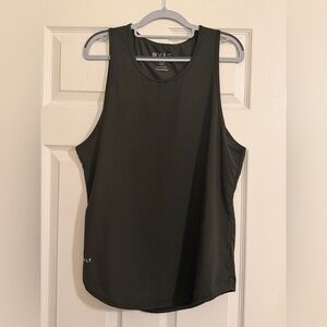 BYLT Basic Olive Green Sleeveless Athletic Tank